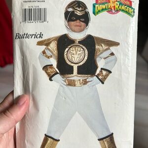 4/$50 Butterick 3678 power ranger sewing pattern Halloween kids all sizes 🪡